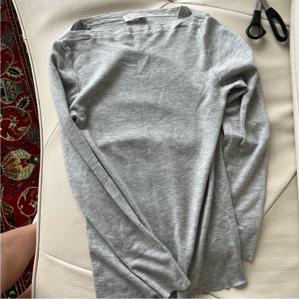 Brunello Cucinelli Gray Women's Sweater